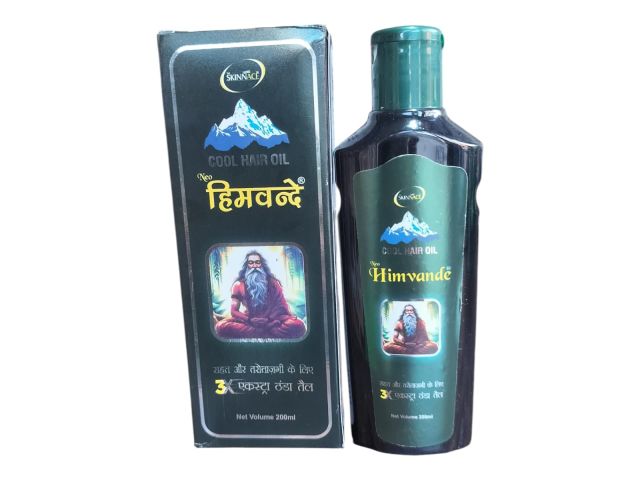Neo Himvande Cool Hair Oil 200ml | Cooling Hair Oil for Hair & Scalp Relief