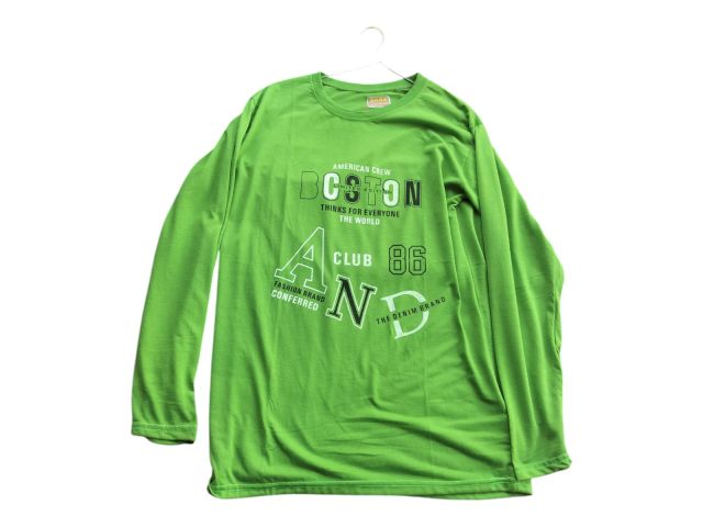 Men’s Printed Full Sleeve T-Shirt | Stylish Casual Cotton Round Neck Tee