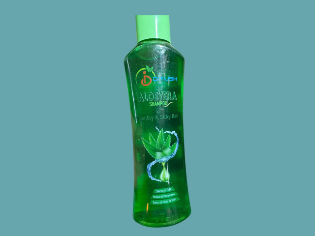 Piyush Natural Aloevera Shampoo for Healthy & Silky Hair - 500ml | Silicon Free | Suits All Hair Types