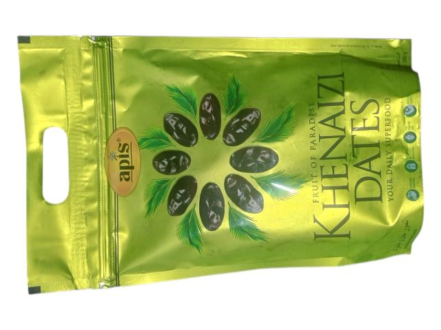 Apis Khenaizi Dates | Premium Quality Arabian Khajur | Healthy Dry Fruits Dates Pouch Pack