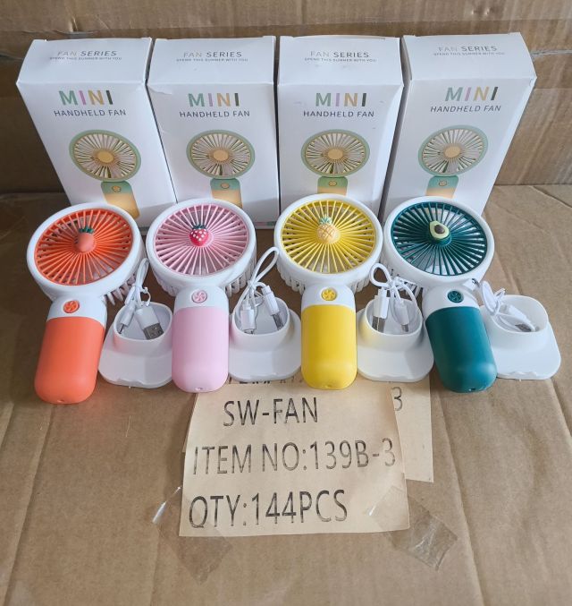 Mini Handheld Rechargeable Fan | USB Portable Fan | 3 Speed Personal Cooling Fan
